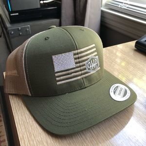 Military green “American flag” H&H SnapBack